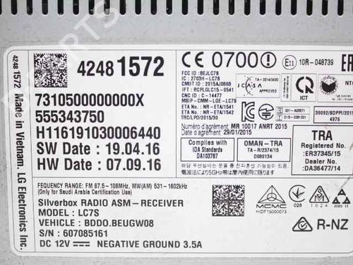 Radio OPEL ASTRA K (B16) 1.6 CDTi (68) | BP20128989E6 