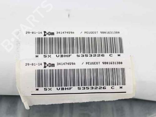 Right curtain airbag PEUGEOT 3008 I MPV (0U_) 1.6 HDi | BP24651681C12 