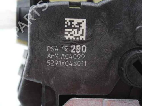 Front right lock PEUGEOT 5008 (0U_, 0E_) 1.6 HDi | BP19785580C97 