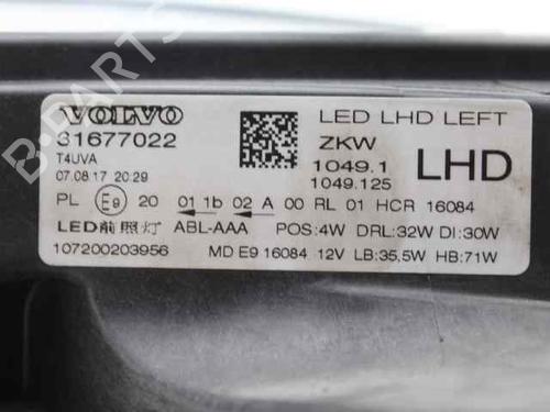 Left headlight VOLVO V40 Hatchback (525) D2 | BP37863320C28 - Image 10