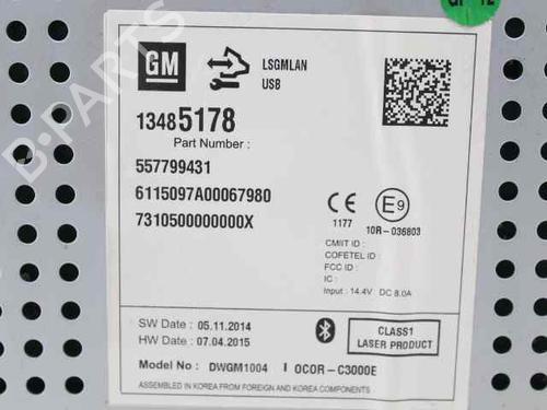 Radio OPEL CORSA E (X15) 1.3 CDTI (08, 68) | BP38077873E6 - Image 2