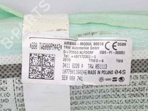 Left curtain airbag SKODA OCTAVIA III Combi (5E5, 5E6) 1.6 TDI | BP29761020C11 