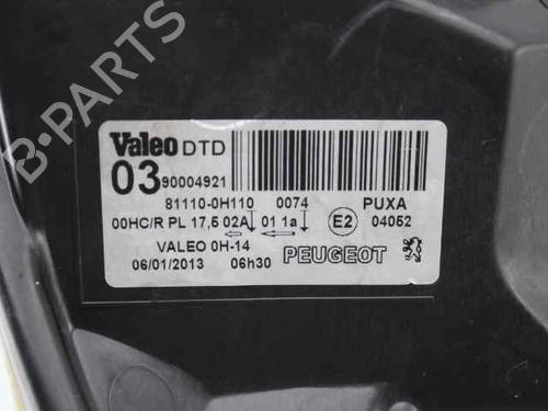 Right headlight PEUGEOT 107 (PM_, PN_) 1.0 | BP19241872C29 