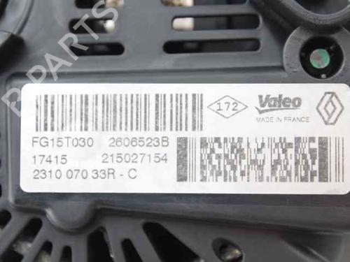 Alternator RENAULT MEGANE III Grandtour (KZ0/1) 1.6 dCi (KZ00, KZ12, KZ13) | BP26315111M7 