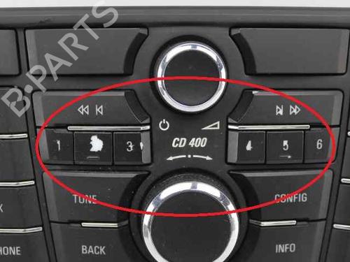 Radio OPEL ASTRA J (P10) 1.7 CDTI (68) | BP30631130E6