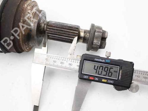 Left front driveshaft RENAULT CLIO IV (BH_) 1.5 dCi 75 | BP25755390M38 