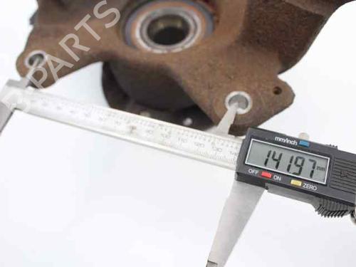 Left front steering knuckle RENAULT MEGANE III Hatchback (BZ0/1_, B3_) 1.5 dCi | BP19236832M25 