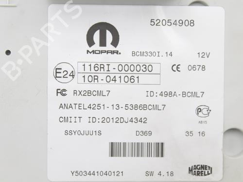 Electronic module FIAT 500L (351_, 352_) 1.3 D Multijet (199.LYM11, 199.LYM1A) | BP40554538M83 - Image 8