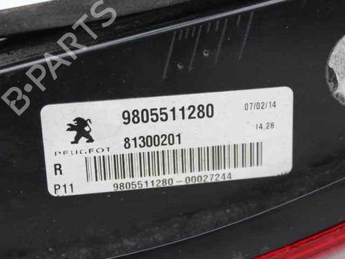 Right tailgate light PEUGEOT 3008 I MPV (0U_) 1.6 HDi | BP24651695C80 