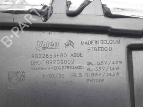 Right daytime light CITROËN C4 SPACETOURER (3D_) 1.2 PureTech 130 | BP33894417C103 - Image 7