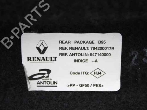 Rear parcel shelf RENAULT MEGANE III Hatchback (BZ0/1_, B3_) 1.5 dCi | BP19236869C85 