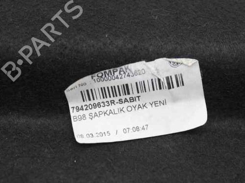 Rear parcel shelf RENAULT CLIO IV (BH_) 0.9 TCe 90 (BHNF, BHMA, BHMH, BHJK, BHJR) | BP32377781C85