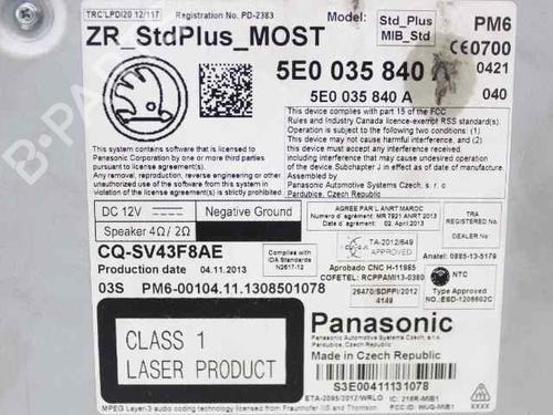 Electronic module SKODA OCTAVIA III Combi (5E5, 5E6) 1.6 TDI | BP29761031M83 