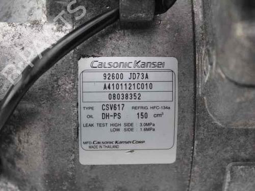 AC compressor NISSAN QASHQAI / QASHQAI +2 I (J10, NJ10, JJ10E) 2.0 dCi | BP21088997M34 