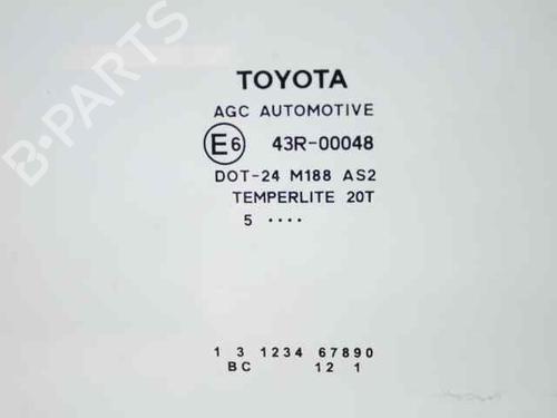Rear right door window TOYOTA YARIS (_P13_) 1.3 (NSP130_, NSP130) | BP19245345C21 