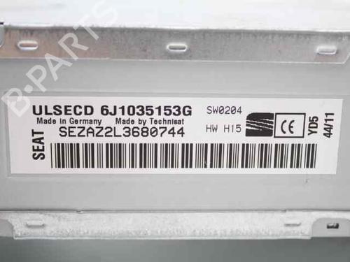 Radio SEAT IBIZA IV ST (6J8, 6P8) 1.6 TDI | BP21199970E6 