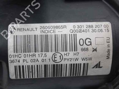 Left headlight RENAULT MEGANE III Grandtour (KZ0/1) 1.6 dCi (KZ00, KZ12, KZ13) | BP26315096C28 