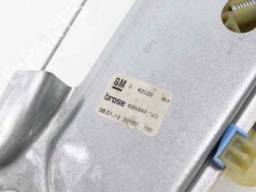 Rear right window mechanism OPEL ASTRA K Sports Tourer (B16) 1.6 CDTi (35) | BP27645437C25 