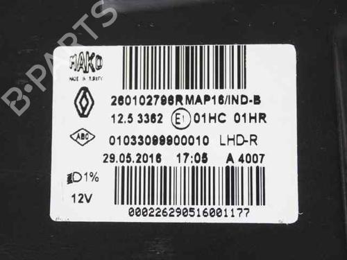 Faro derecho RENAULT CLIO IV (BH_) 0.9 TCe 90 (BHNF, BHMA, BHMH, BHJK, BHJR) | BP29986940C29 