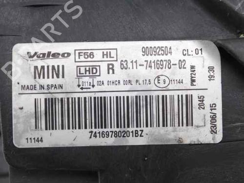 Right headlight MINI MINI (F56) Cooper D | BP32151481C29 