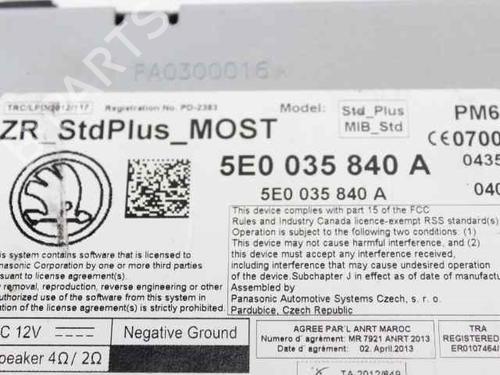 Electronic module SKODA OCTAVIA III Combi (5E5, 5E6) 1.6 TDI | BP36173921M83  - Image 9