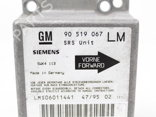 ECU airbags OPEL ASTRA F Estate (T92)  | BP19215166M53 