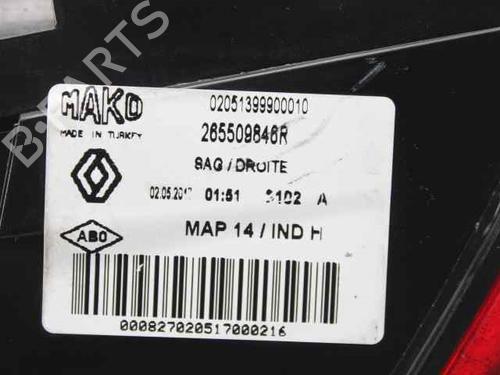 Right taillight RENAULT CLIO IV (BH_) 1.5 dCi 90 | BP23403532C35 