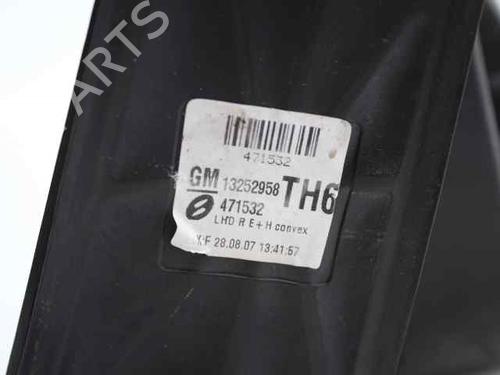 Right mirror OPEL ZAFIRA / ZAFIRA FAMILY B (A05) 1.9 CDTI (M75) | BP19236508C27 