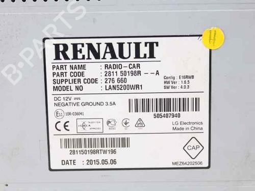 Radio RENAULT CAPTUR I (J5_, H5_) 1.5 dCi 90 (J5N4, J5M5, J5MW, J5M6, J5AL, J5AJ) | BP33249900E6  - Image 10