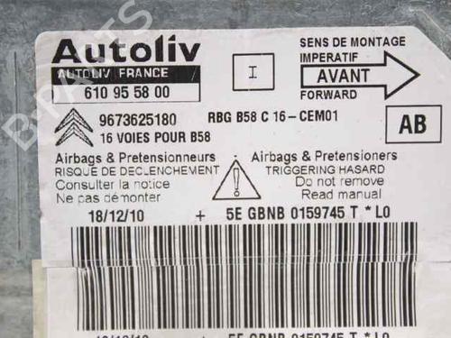 Airbag Kit CITROËN C4 Picasso I MPV (UD_) 1.6 HDi 110 | BP29873160C86 