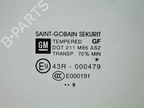 Rear right door window OPEL CORSA E (X15) 1.4 (08, 68) | BP19245180C21 