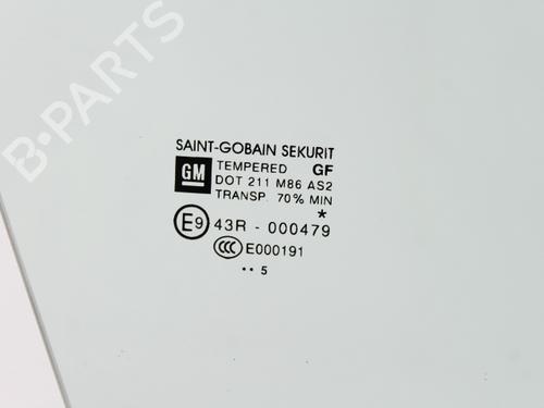Front right door window OPEL CORSA E (X15) 1.3 CDTI (08, 68) | BP19215774C19 
