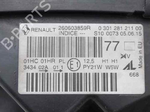 Left headlight RENAULT CAPTUR I (J5_, H5_) 0.9 TCe 90 | BP39542779C28  - Image 7