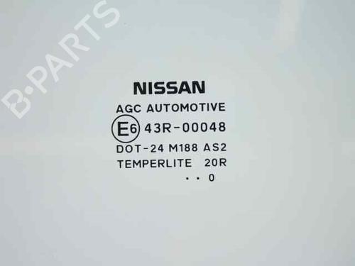 Rear right door window NISSAN QASHQAI / QASHQAI +2 I (J10, NJ10, JJ10E)  | BP19239524C21 