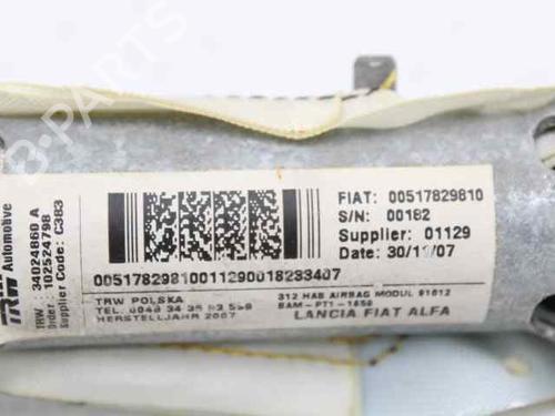 Left curtain airbag FIAT 500 (312_) 1.3 D Multijet (312AXB1A) | BP28485755C11 