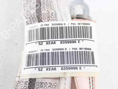 Left curtain airbag CITROËN C3 III (SX) 1.2 VTi 82 | BP30189375C11 