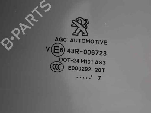 Rear right door window PEUGEOT 2008 I (CU_) 1.2 VTi | BP24480323C21 
