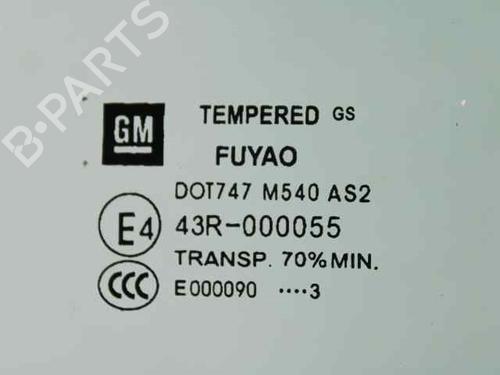 Rear right door window OPEL INSIGNIA A Saloon (G09) 2.0 CDTI (69) | BP19242867C21 