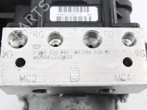 ABS pump PEUGEOT 3008 I MPV (0U_) 1.6 HDi | BP24651727M43 
