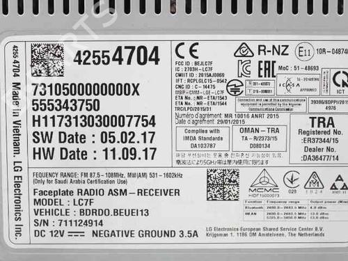 Radio OPEL ADAM (M13) 1.4 | BP31936144E6