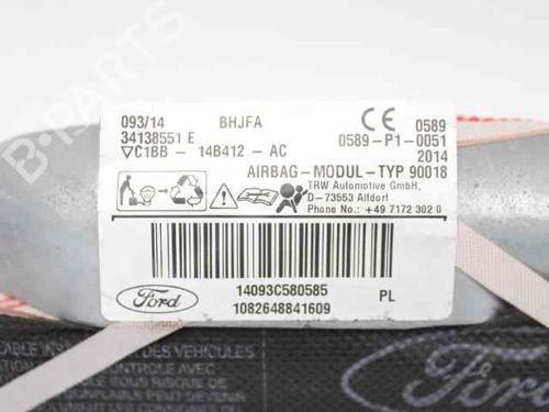 Left curtain airbag FORD FIESTA VI (CB1, CCN) 1.5 TDCi | BP19240831C11 