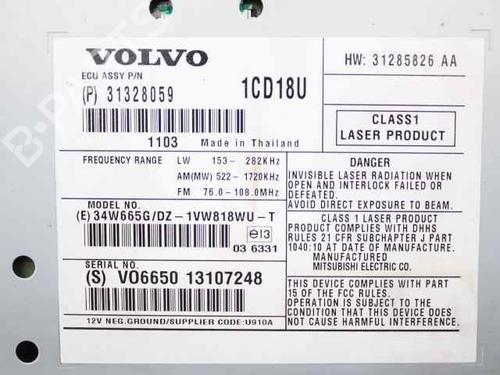 Radio VOLVO V50 (545) D2 | BP19917855E6 