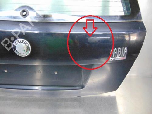 Tailgate SKODA FABIA I (6Y2) 1.4 16V | BP19192006C6 
