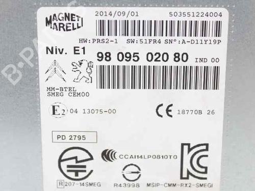 Radio PEUGEOT 208 I (CA_, CC_) 1.6 HDi | BP29320773E6 