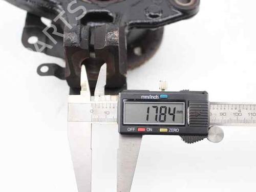Left front steering knuckle RENAULT CLIO IV (BH_) 1.5 dCi 90 | BP23403561M25 