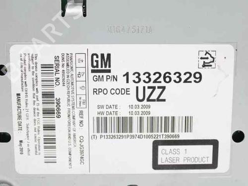 Radio OPEL INSIGNIA A (G09) 2.0 CDTI (68) | BP19220654E6 