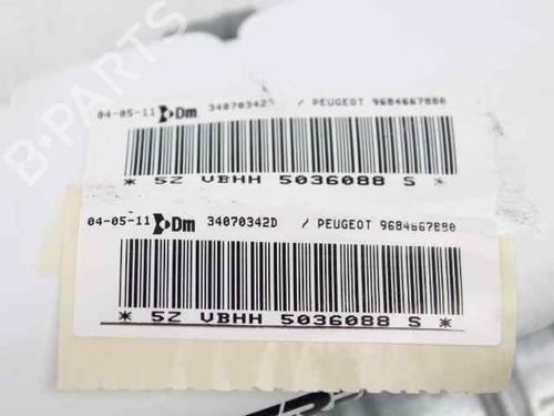 Left curtain airbag PEUGEOT 3008 I MPV (0U_) 1.6 HDi | BP24423735C11 