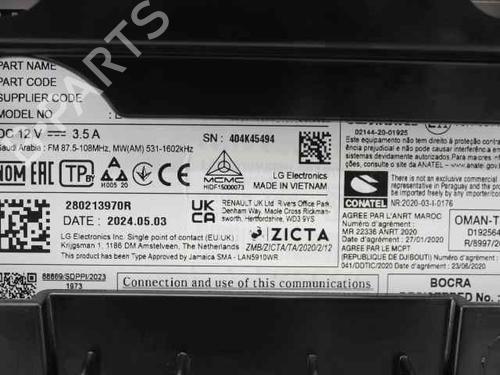 Radio DACIA JOGGER (RK_) 1.0 TCe 90 ECO-G (RKMT) | BP31366894E6