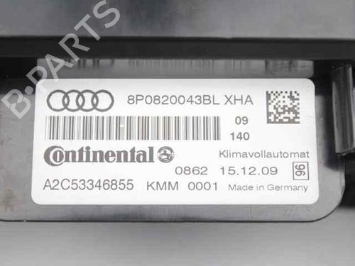 Climate control AUDI A3 Sportback (8PA)  | BP19244640I5 