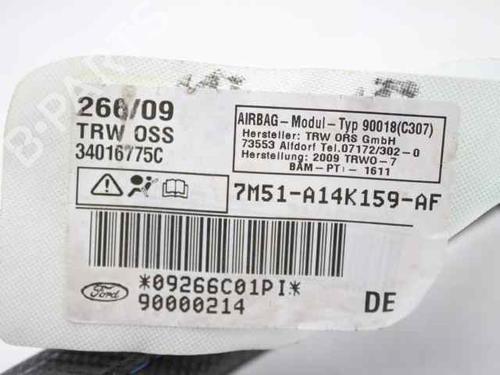 Left curtain airbag FORD FOCUS II (DA_, HCP, DP)  | BP19232663C11 